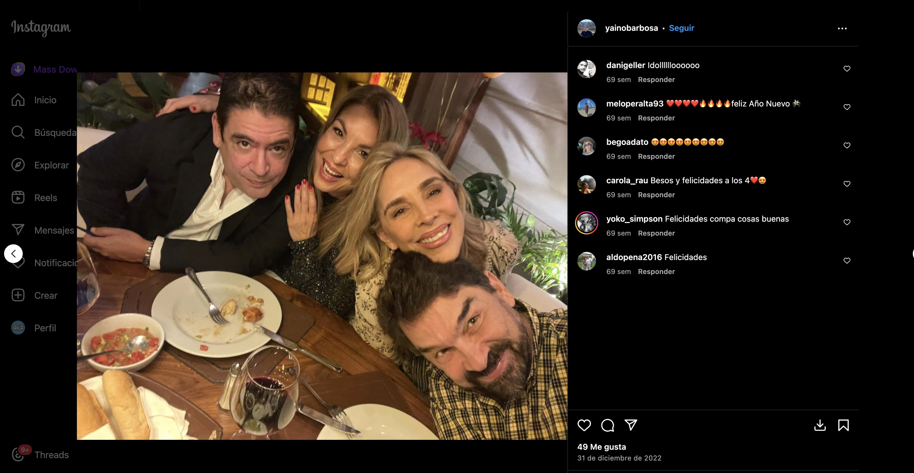 Yaino del Castillo Barbosa, Liset Ulloa Díaz, José Adato Steiermann y María Begoña Arellano