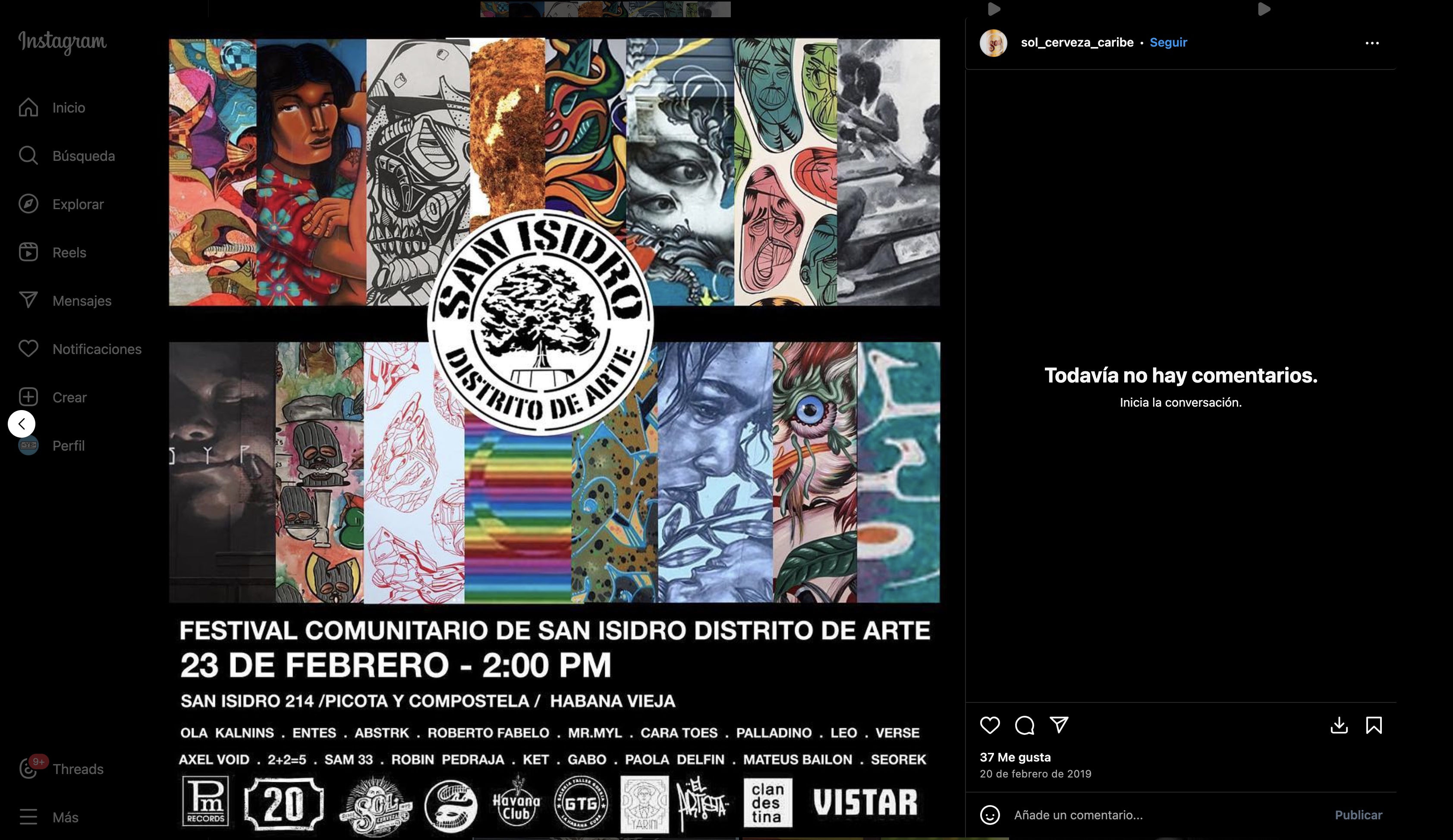 Festival Comunitario San Isidro Distrito de Arte