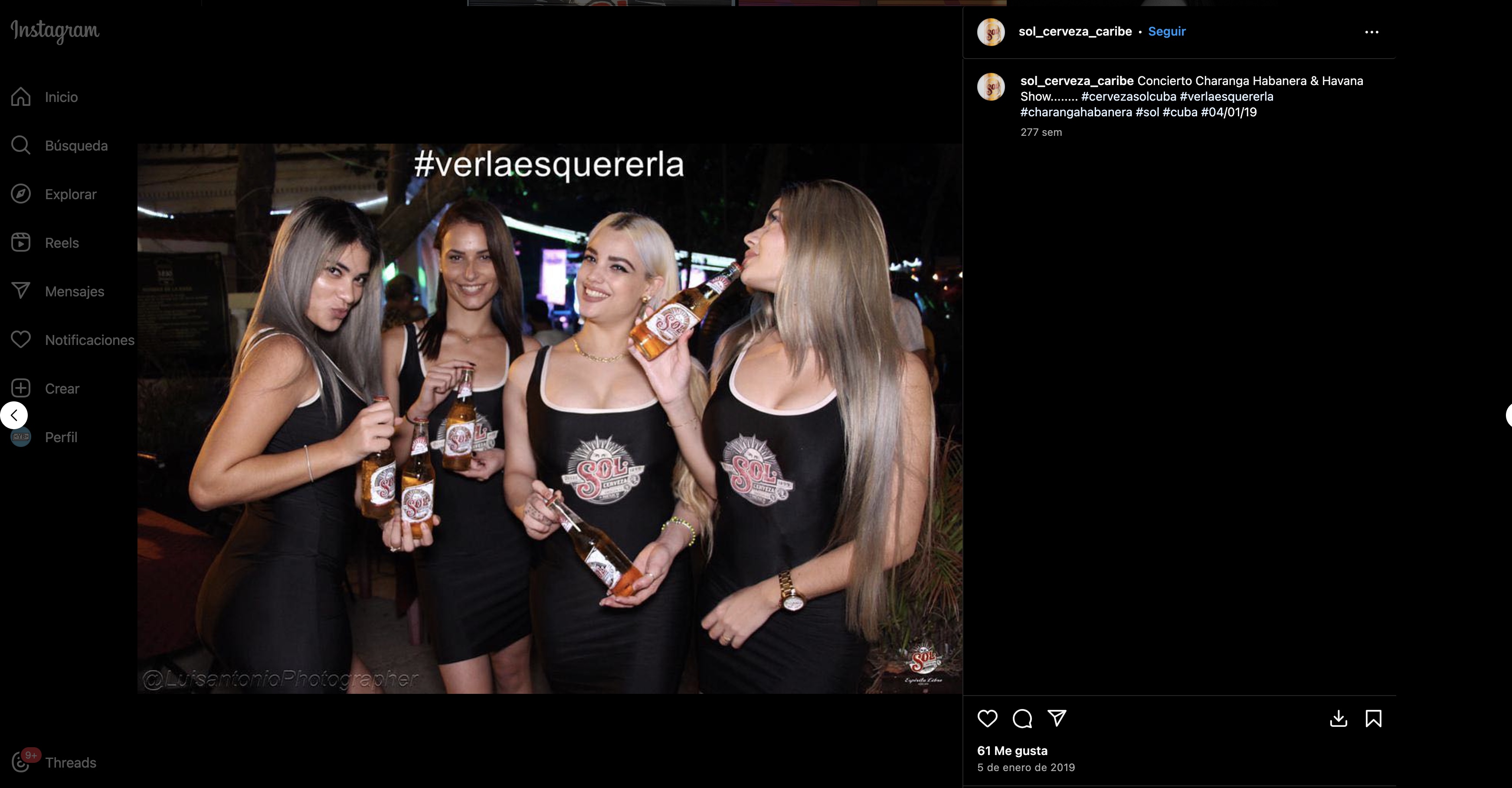 Concierto de la Charanga Habanera en 2019