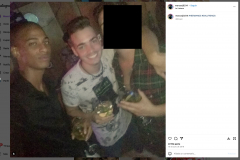 Sandro Castro (nieto de Fidel Castro) y Marco Amorós Moreno