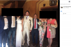 Luis Enrique Martínez Estañol y Héctor Castro Santana en una boda en España